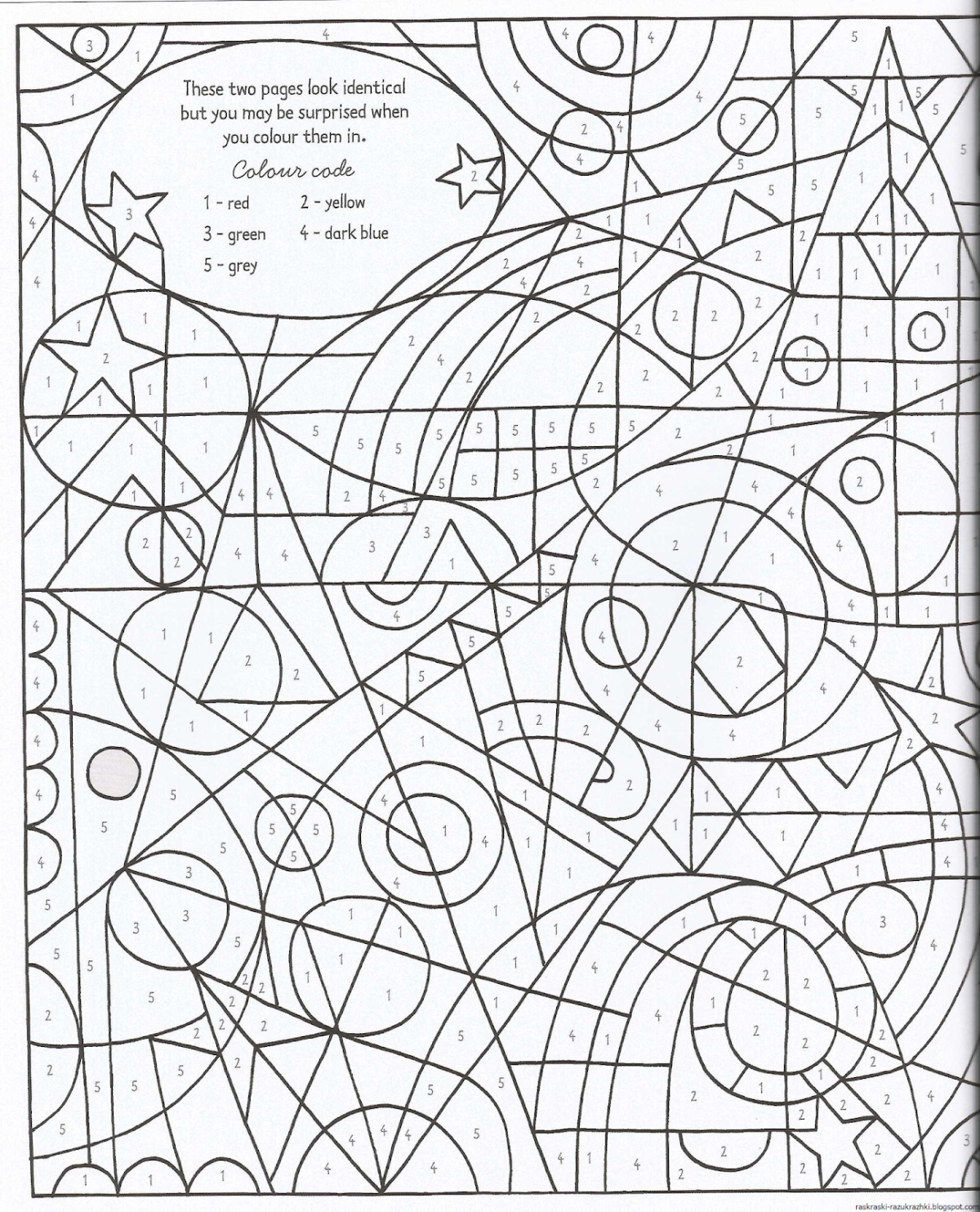 Методика Перепутанные линии стимульный материал