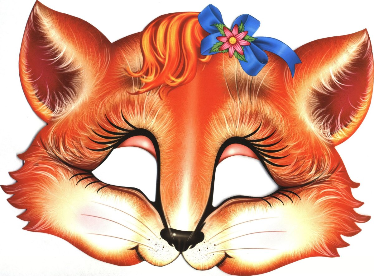 Маски для театра сказки Теремок для детей