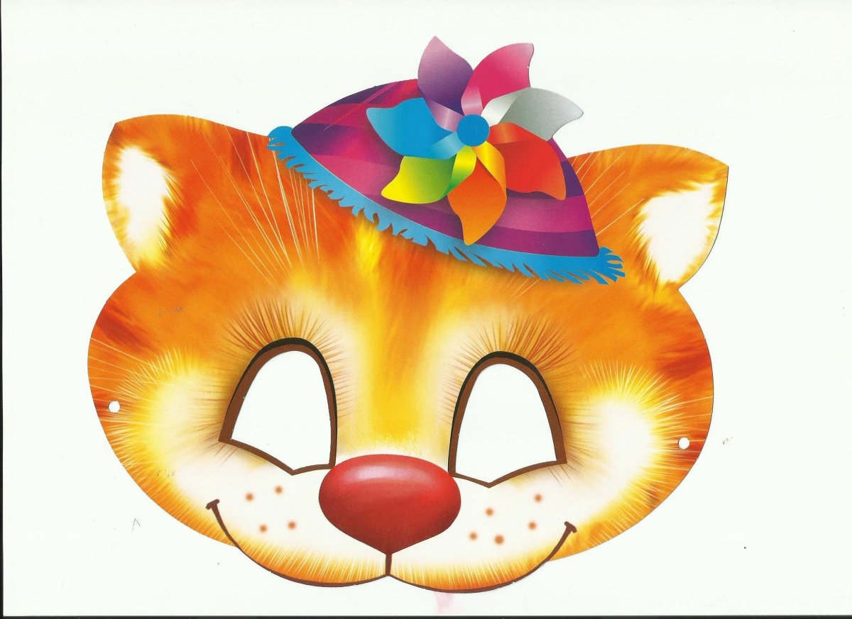 Детские маски животных