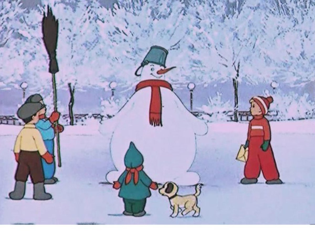 Снеговик с конвертом