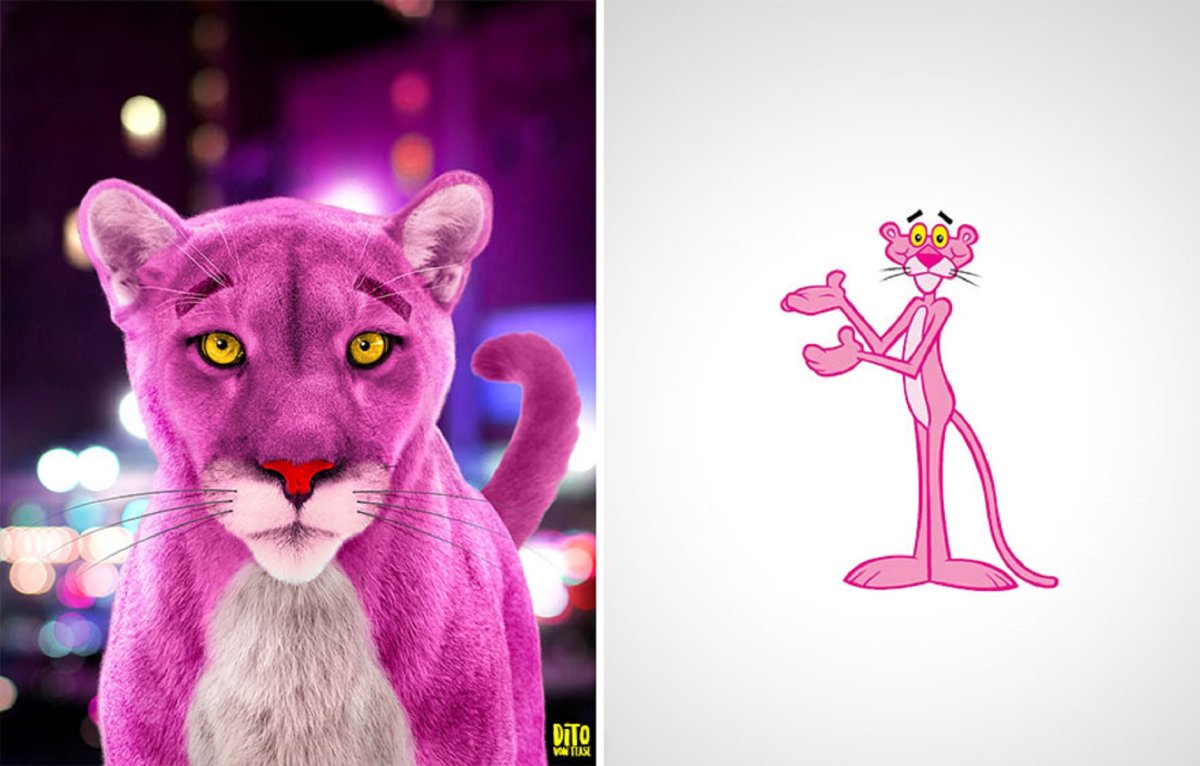Розовая пантера в реальной жизни