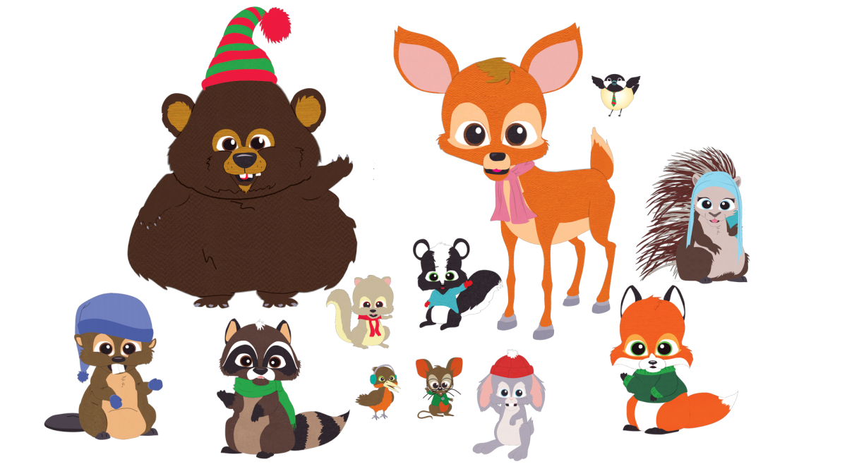 Мультяшные животные для детей