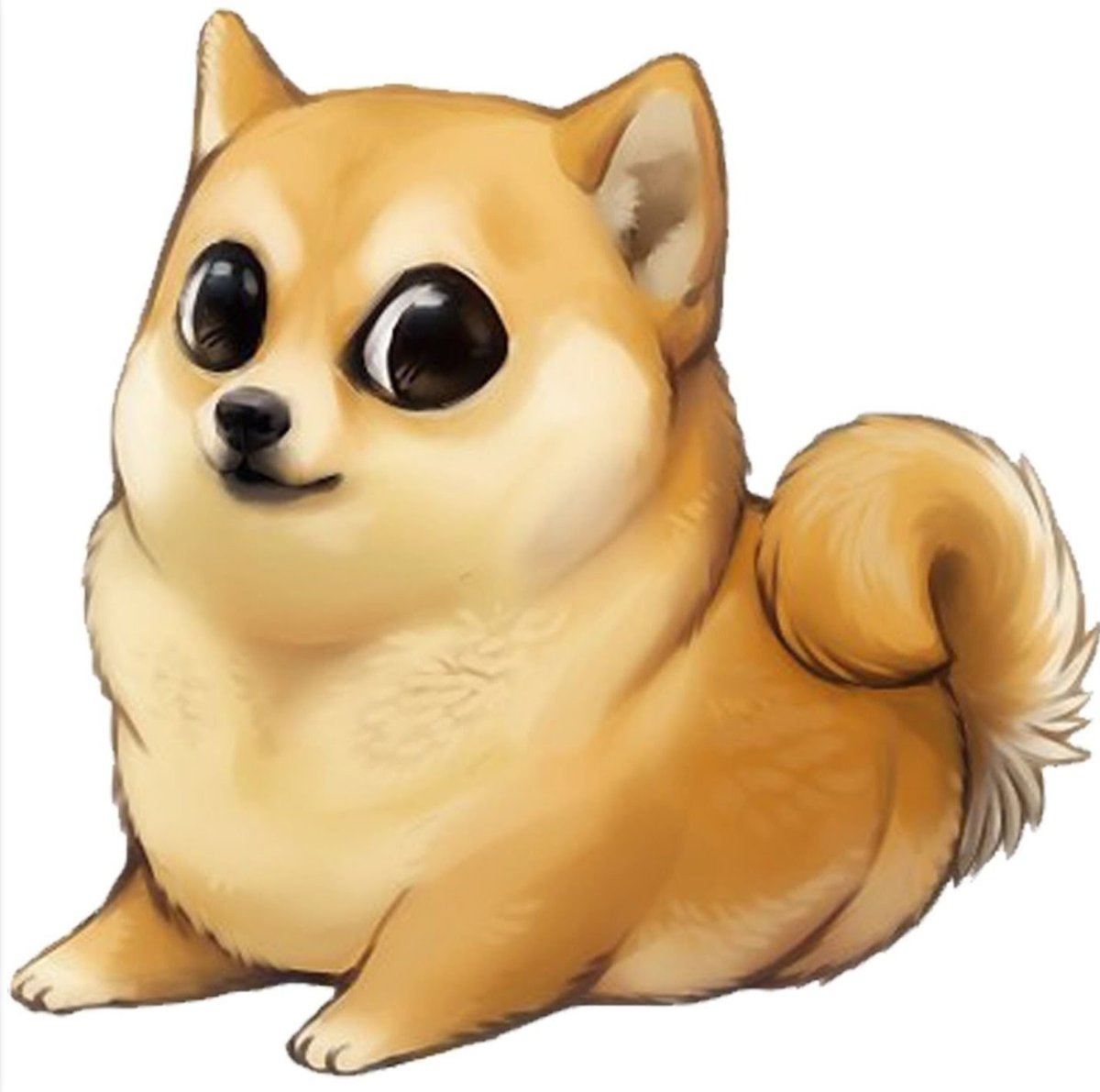 Собака в мультяшном стиле