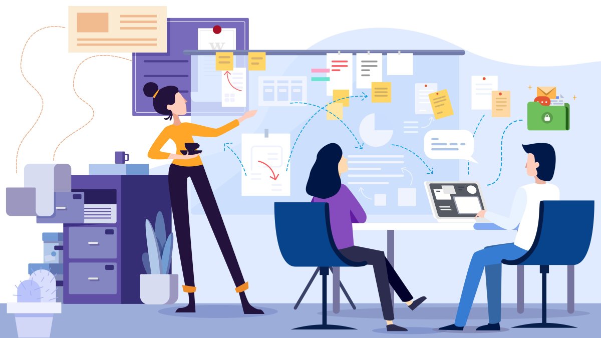 Векторные иллюстрации офис