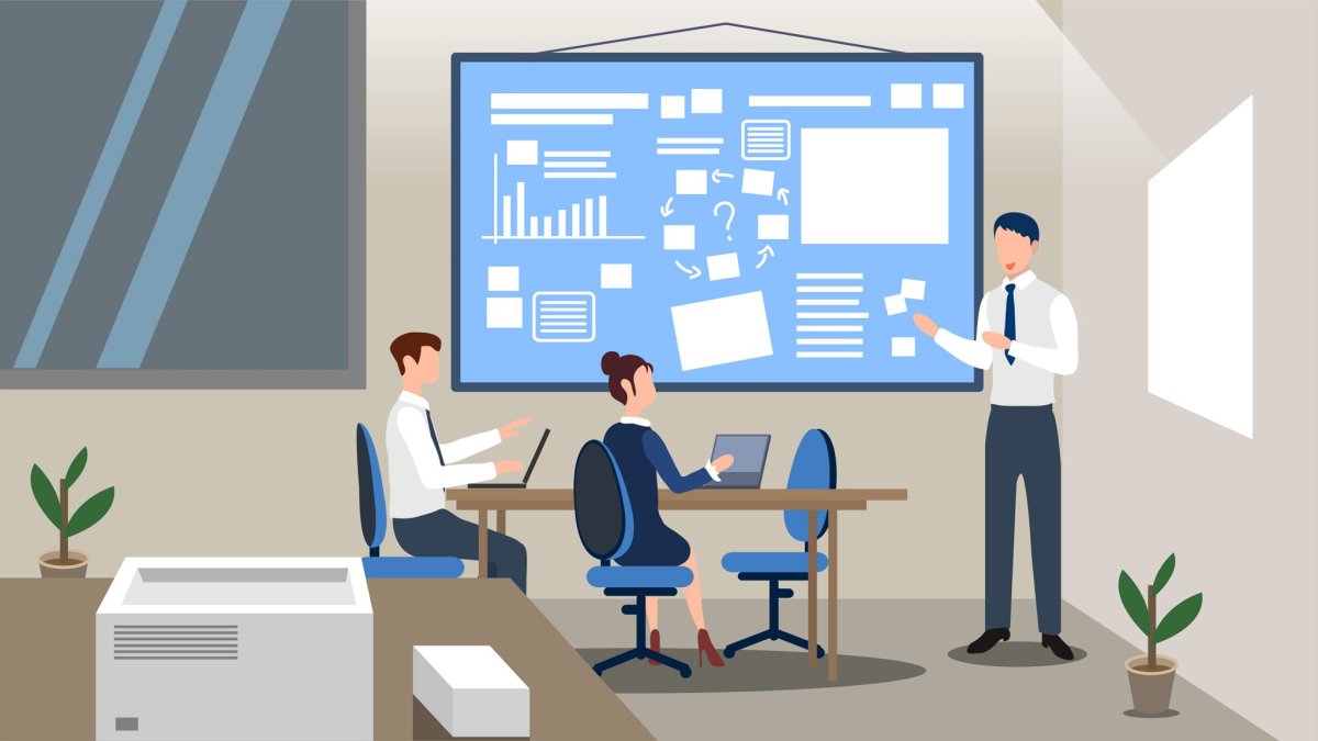 Офис иллюстрация