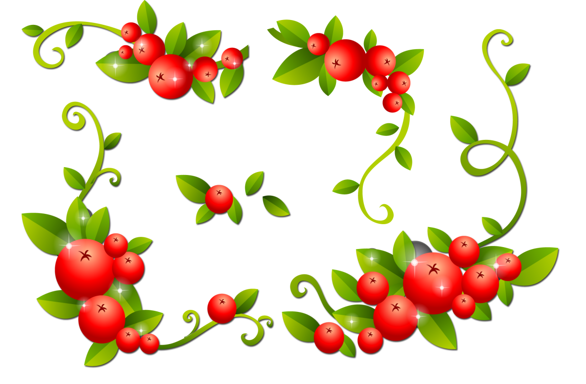 Ягодка на прозрачном фоне