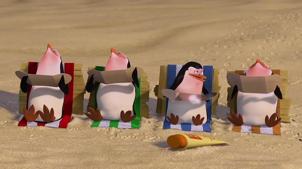 Прикольные пингвины