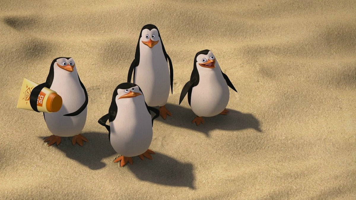 3 Пингвина из Мадагаскара