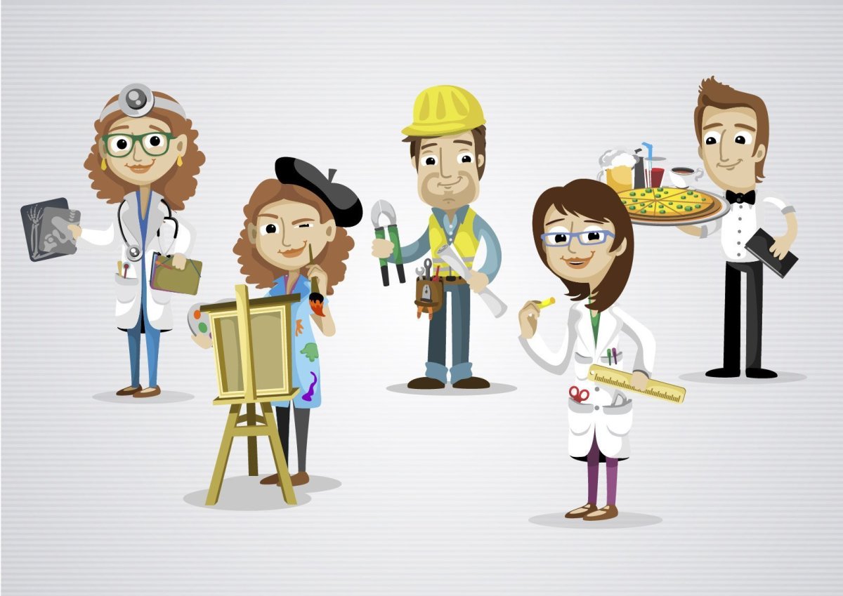 Персонажи разных профессий