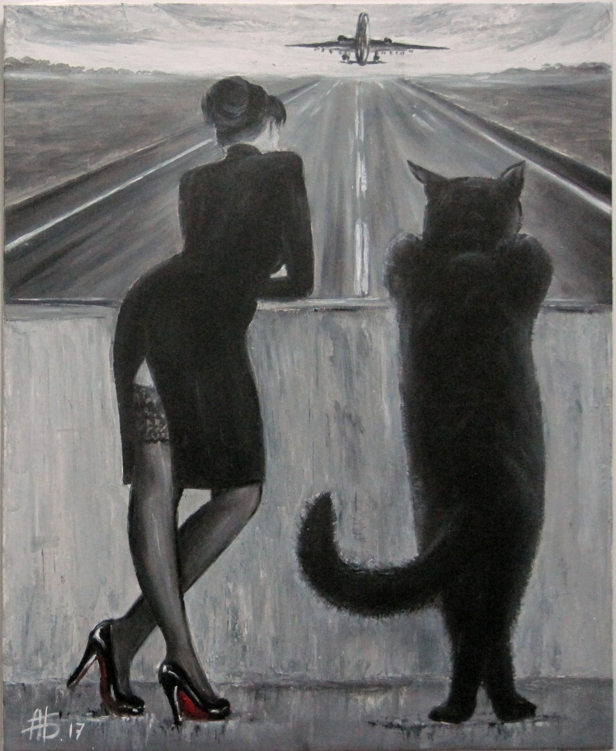 Картина кот Бегемот и Маргарита