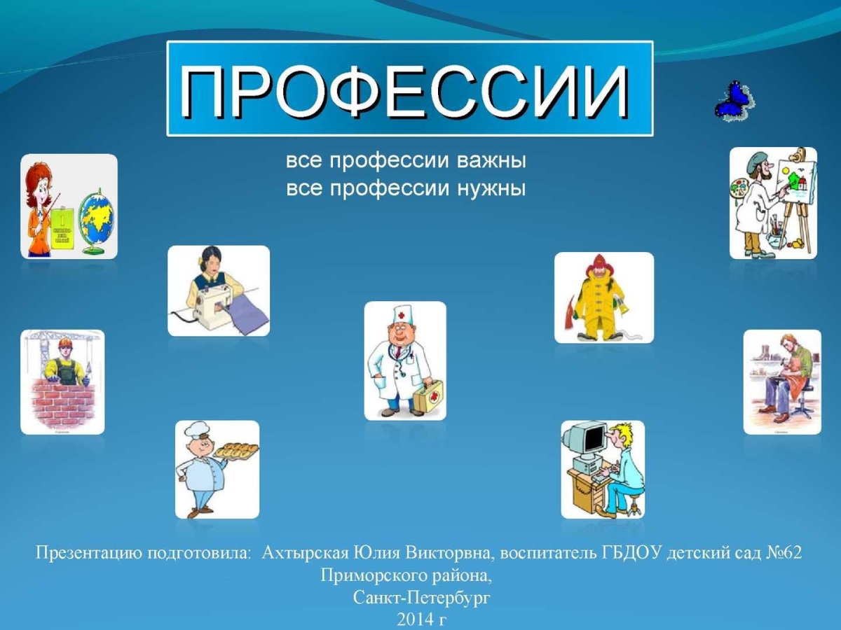 Беседа о профессиях