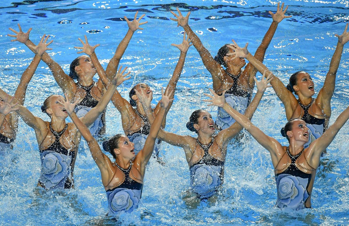 Инга Гиллер синхронное плавание