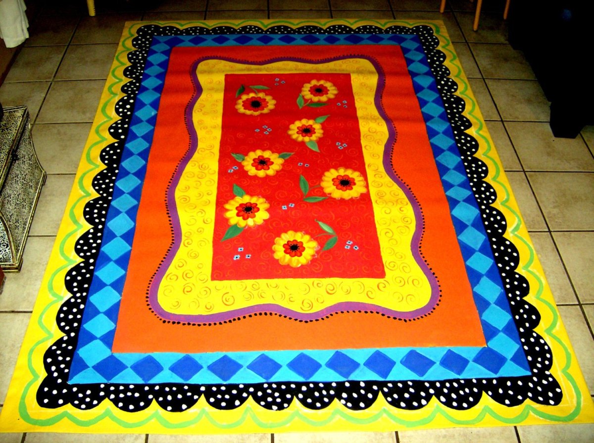 Ковер расписать