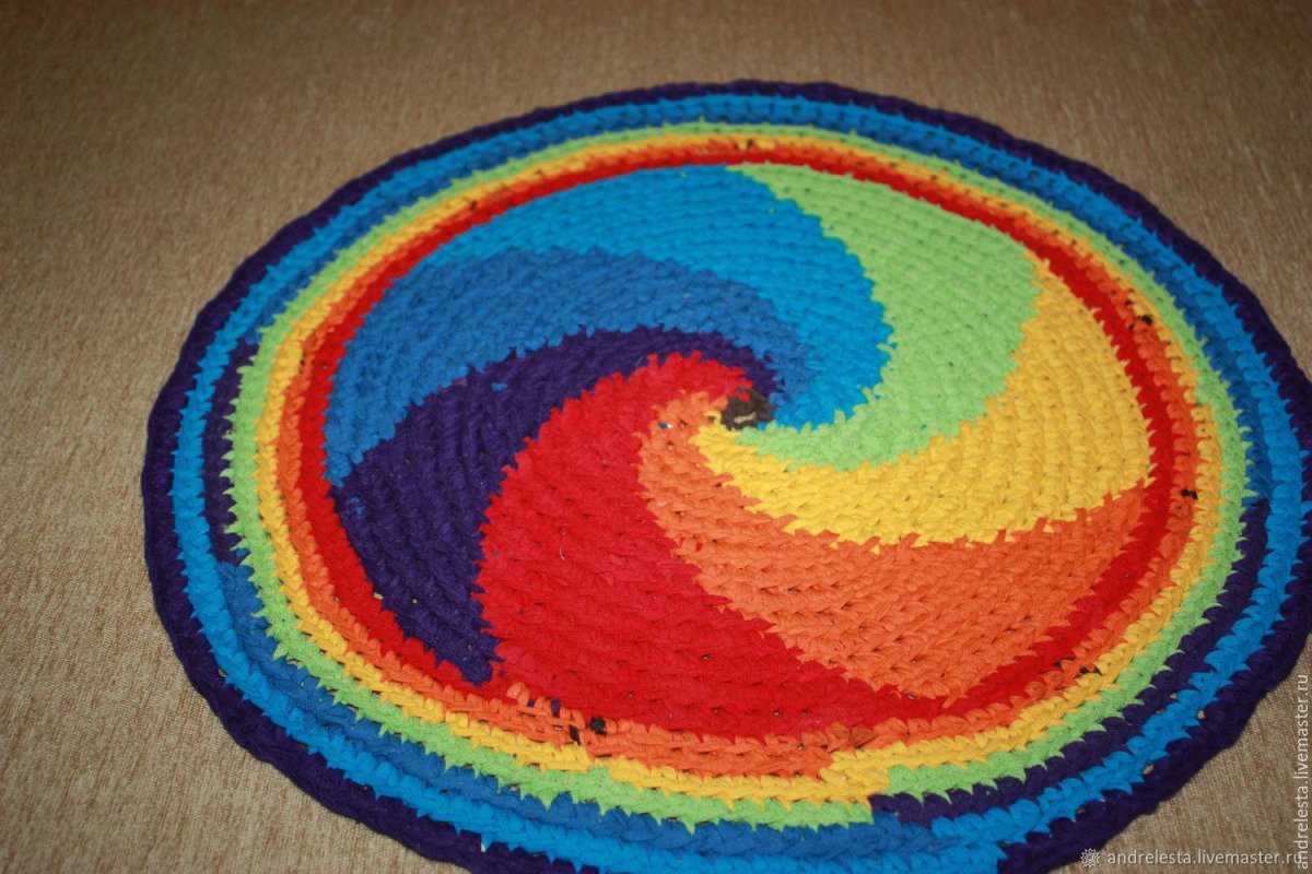Вязание крючком ковриков