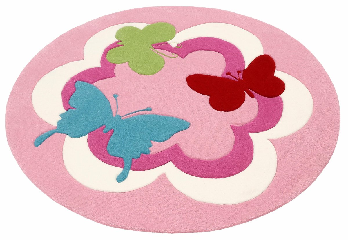 Круглый коврик нарисованный