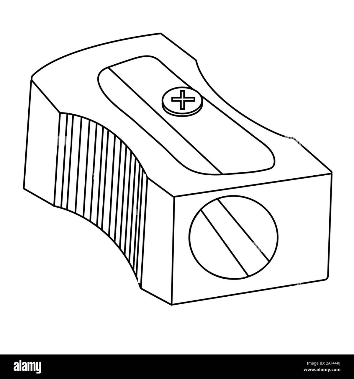 Точилка раскраска