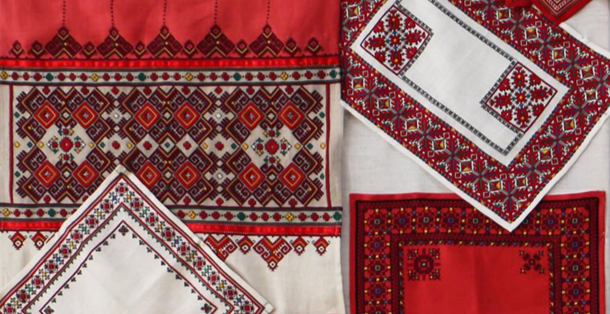 Вышивка крестом Мордовский орнамент