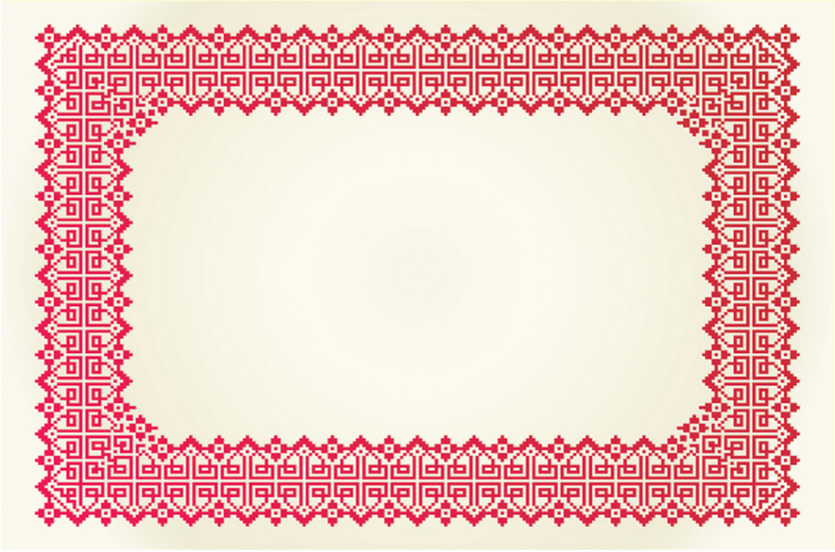 Рамка в народном стиле