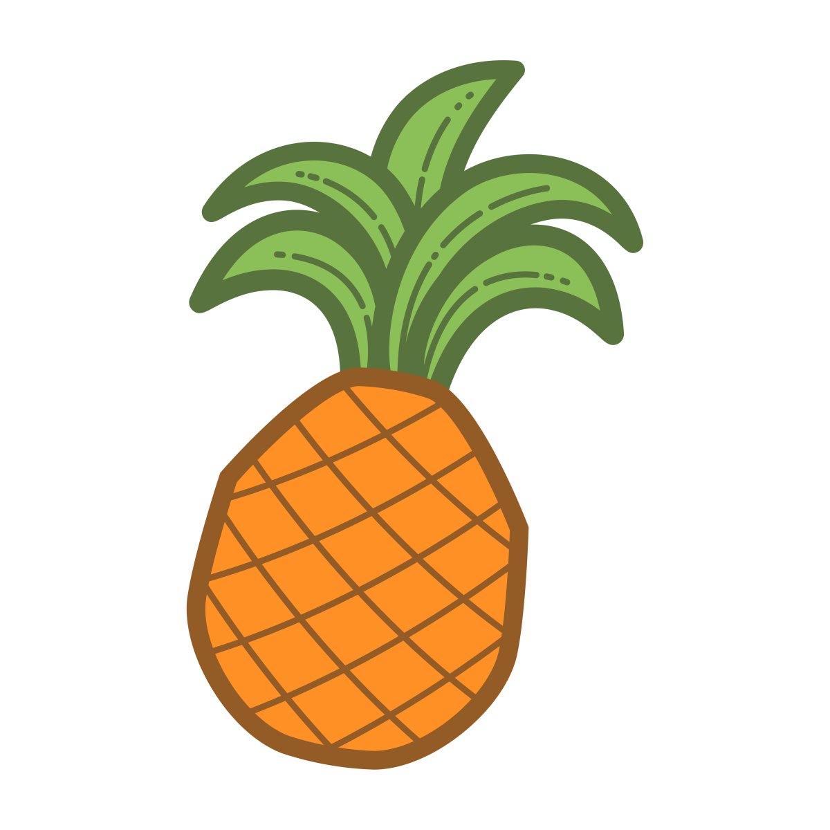 Ананас вектор