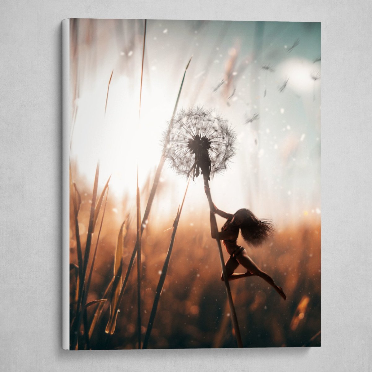 Фотосессия в одуванчиках