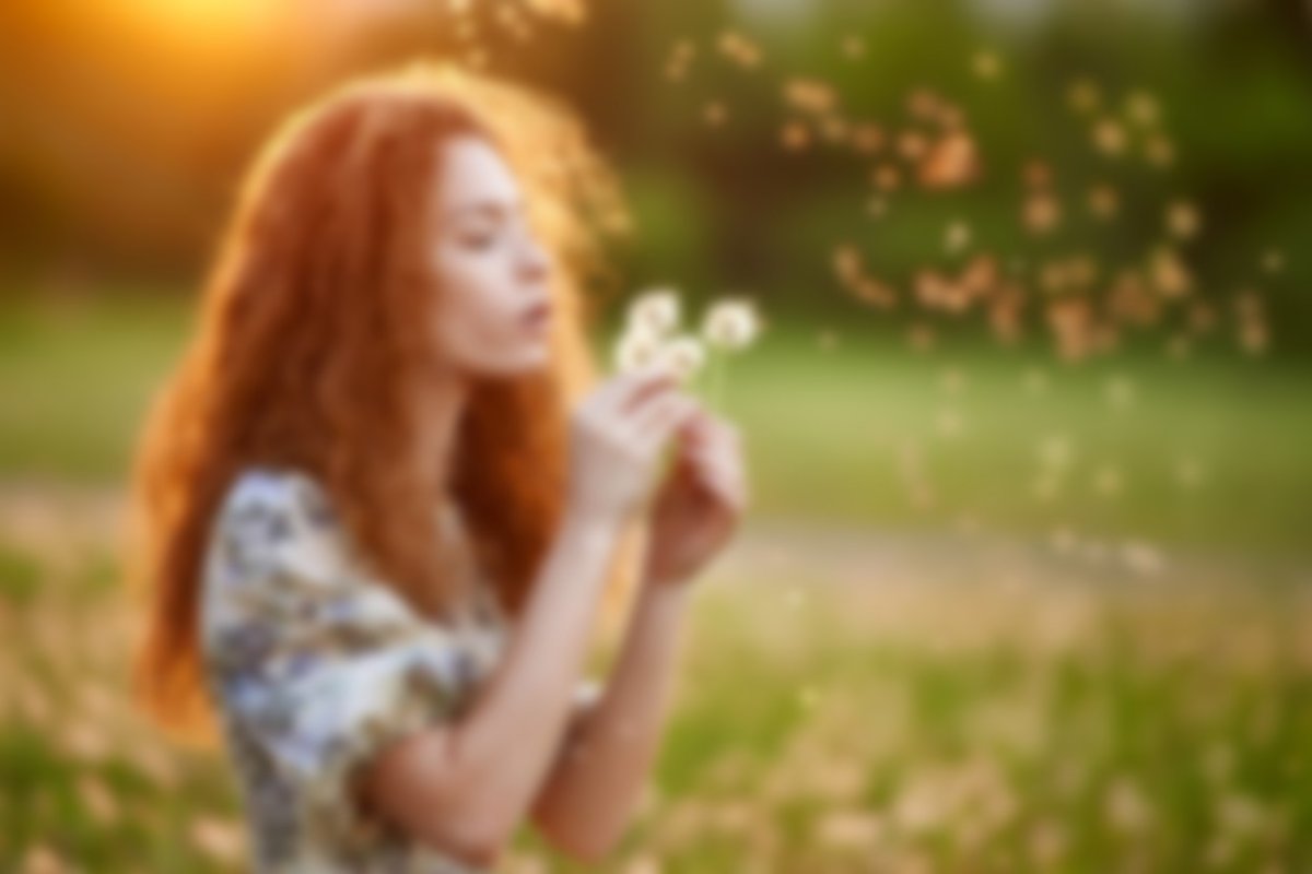 Фотосессия с одуванчиками детская