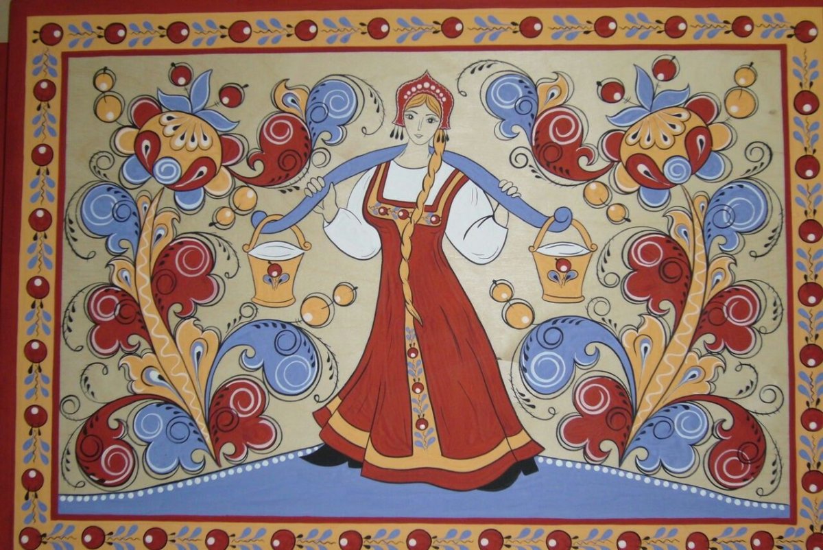 Северодвинская роспись Борецкая