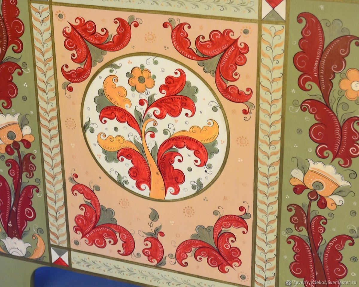 Северодвинская роспись Борецкая