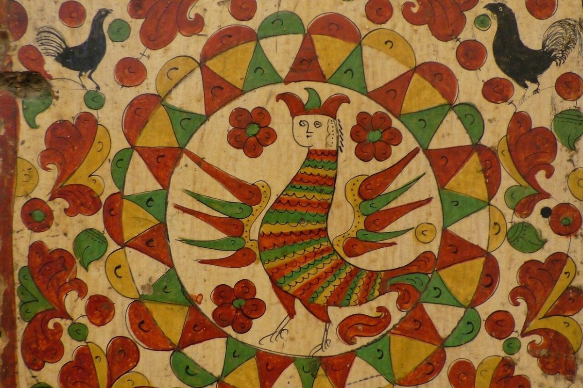 Северодвинская роспись пермогорская