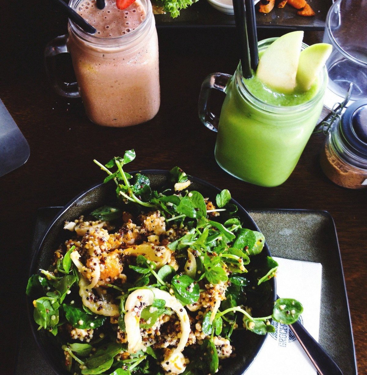 Здоровые блюда в ресторанах