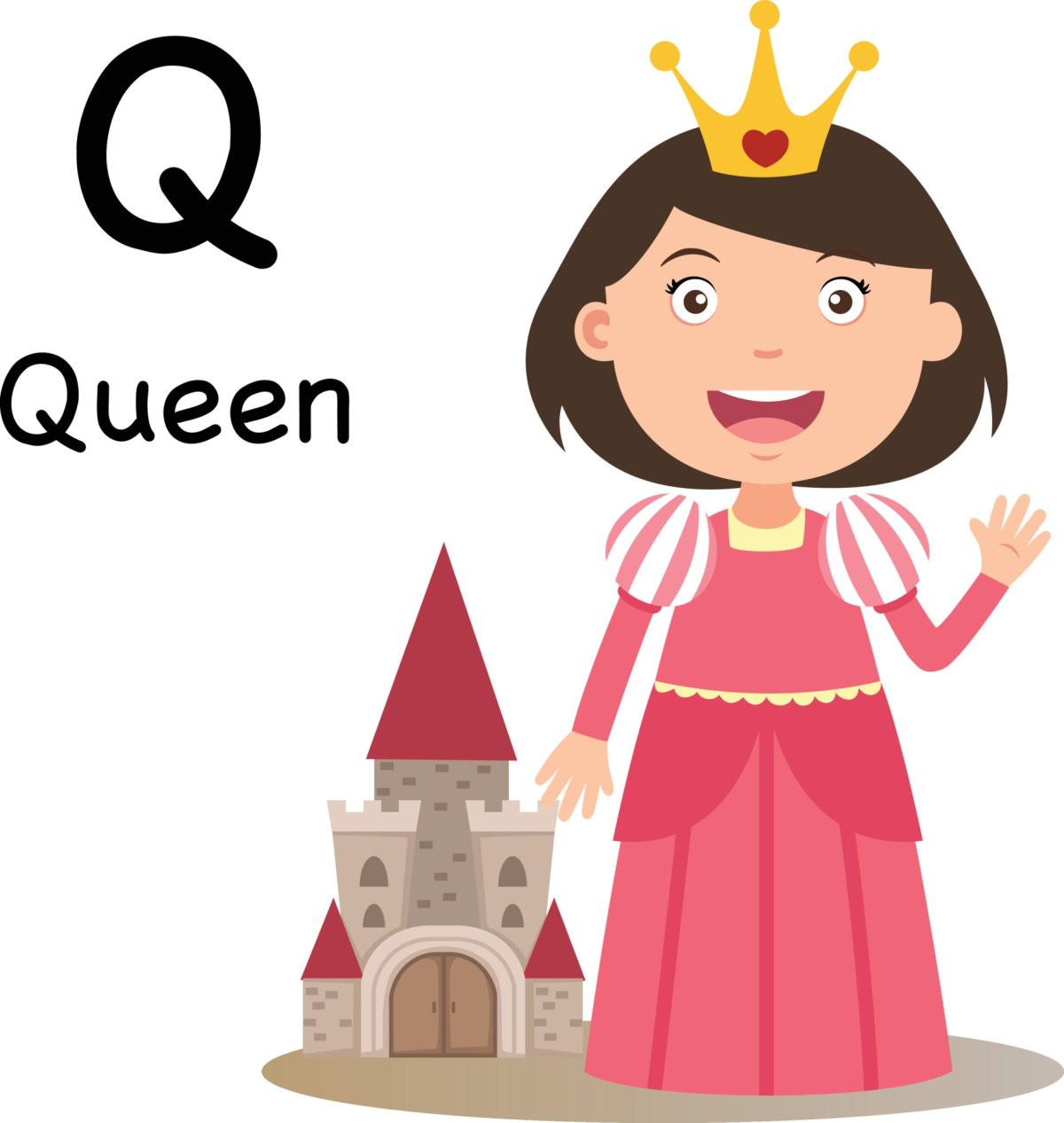 Силуэт королевы