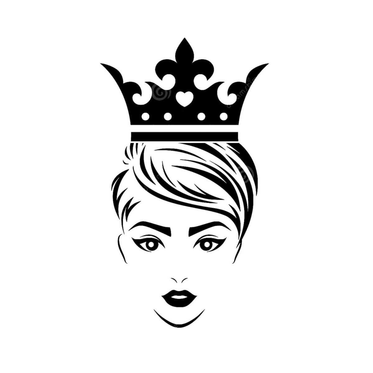 Принцесса на троне вектор