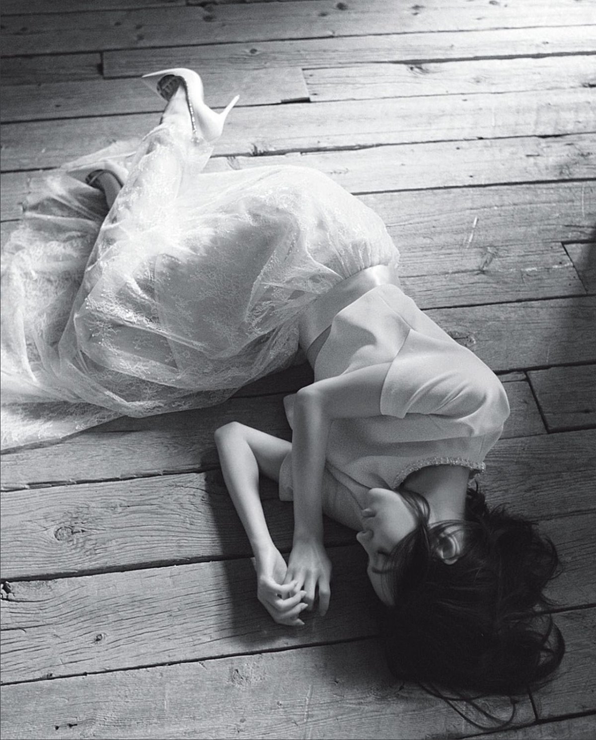 Девушка устала