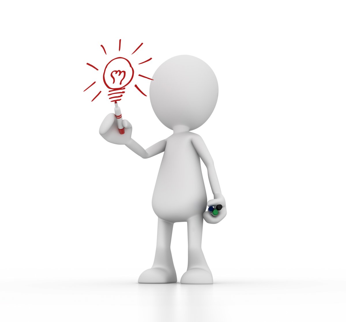 Человечик ссопросами идеями