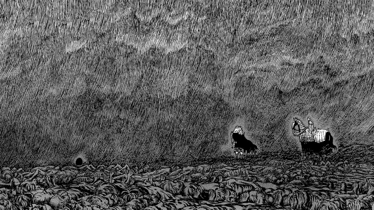 Аниме Берсерк рыцарь череп