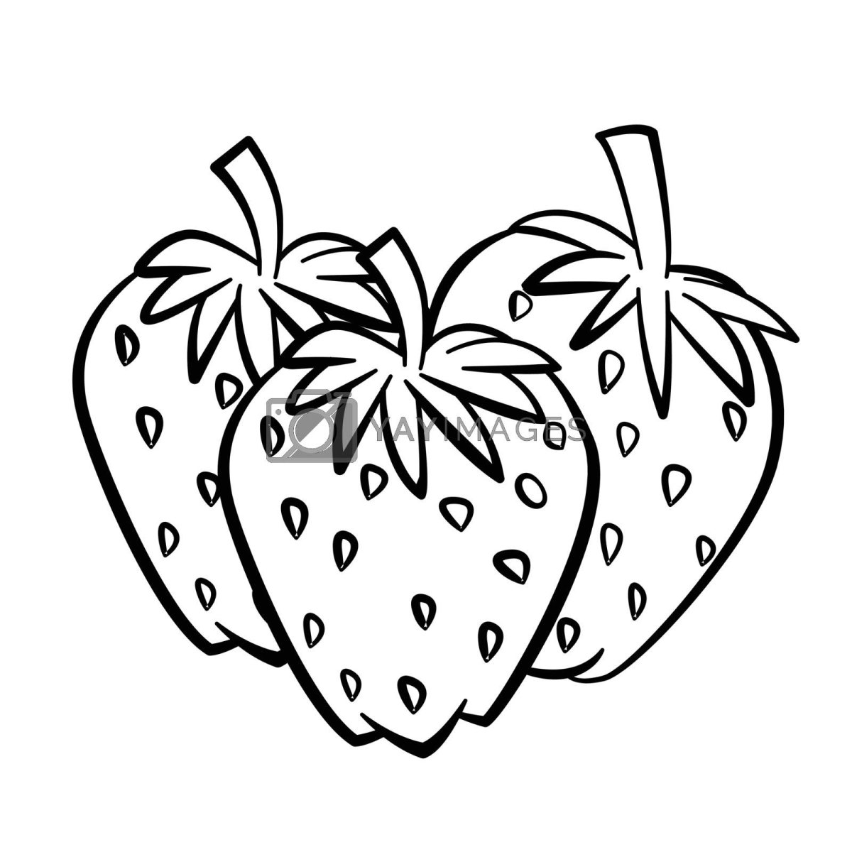 Клубника паттерн