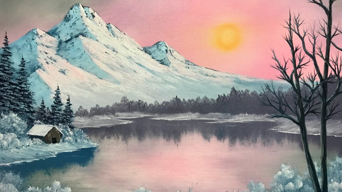 Зимний пейзаж для детей