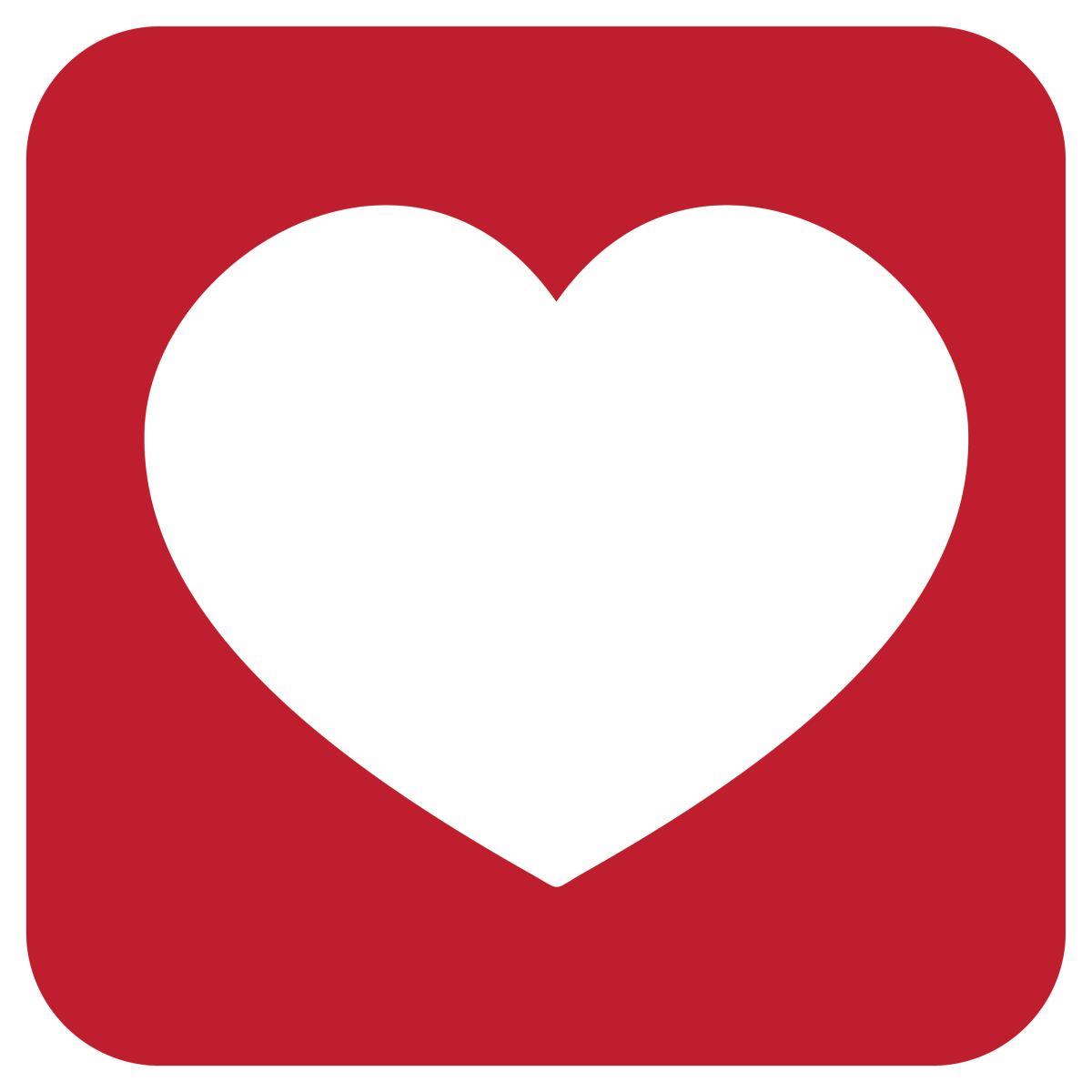 Значок лайки сердце