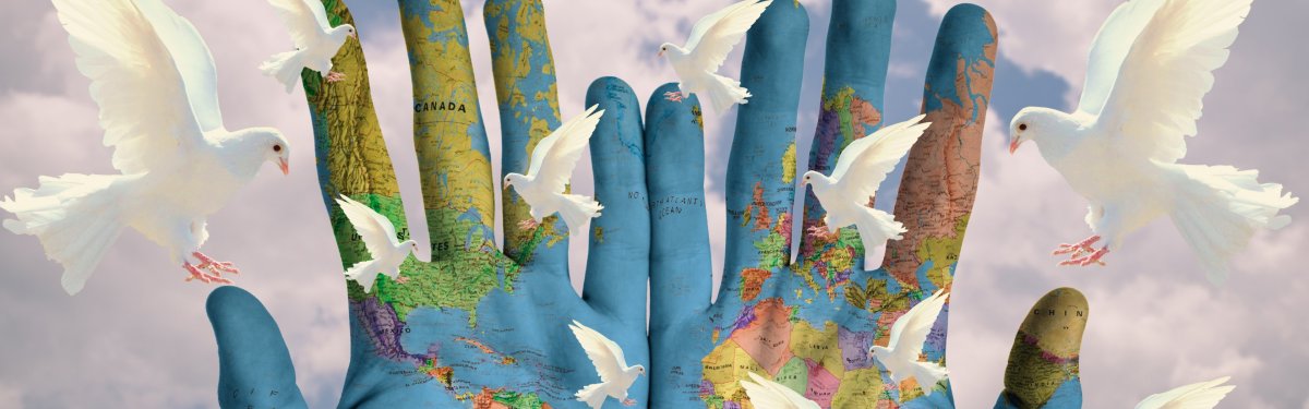 Мир на земле голубь