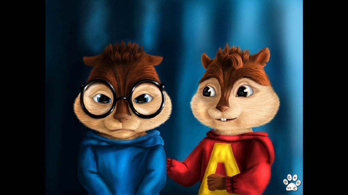 Элвин и Саймон арт