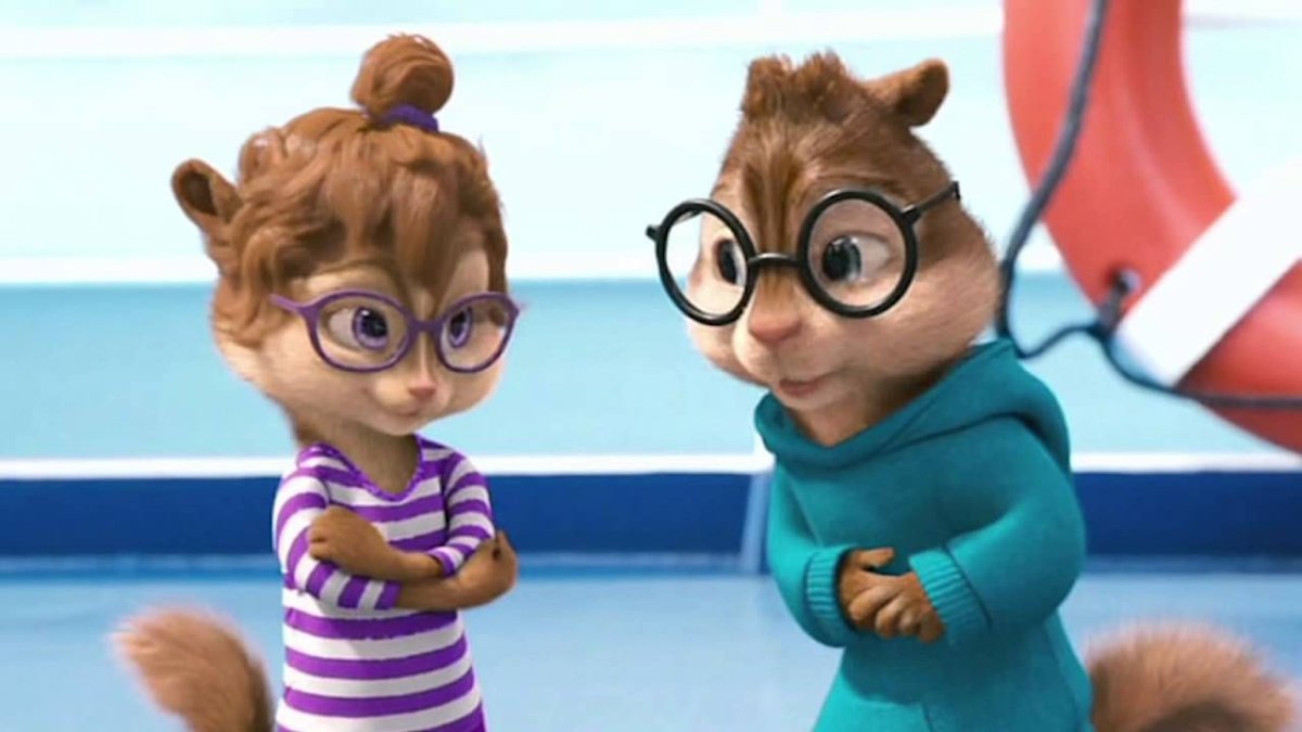 Элвин и бурундуки 3 Джанет и Саймон