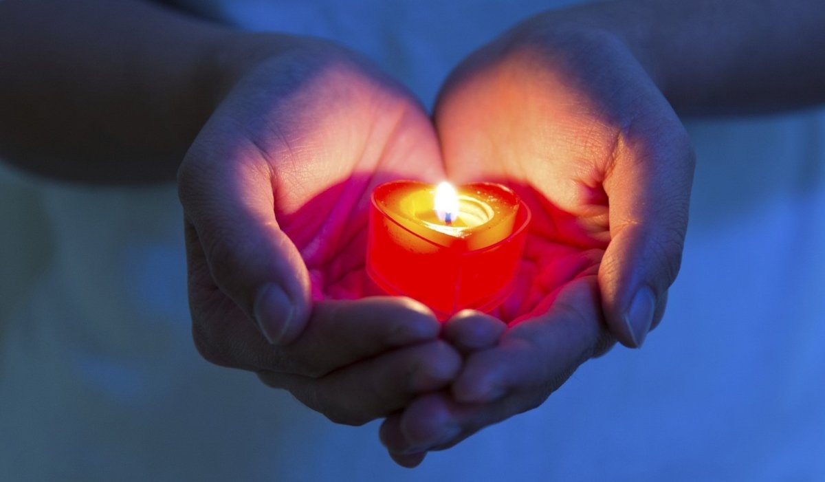 Сердечко в ладонях