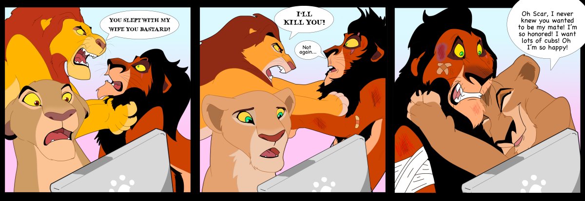 Комикс Король Лев недостающие звенья