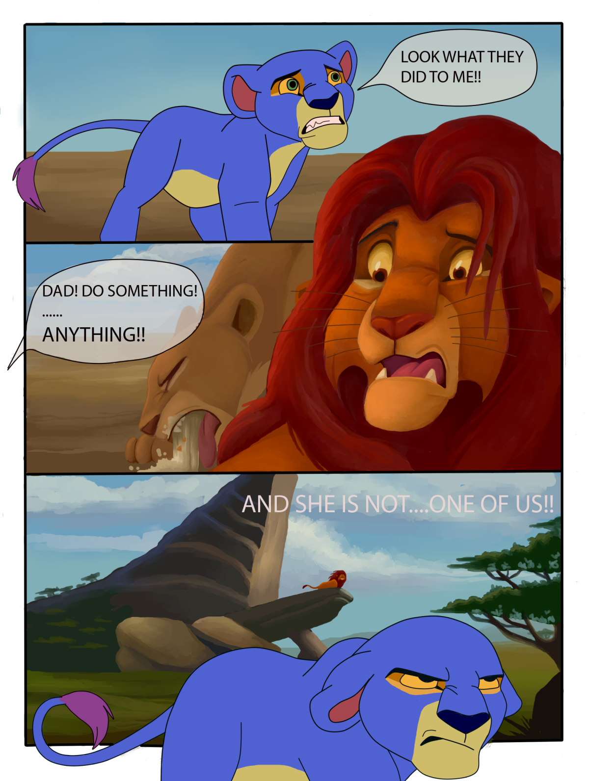 Комикс Король Лев правление шрама