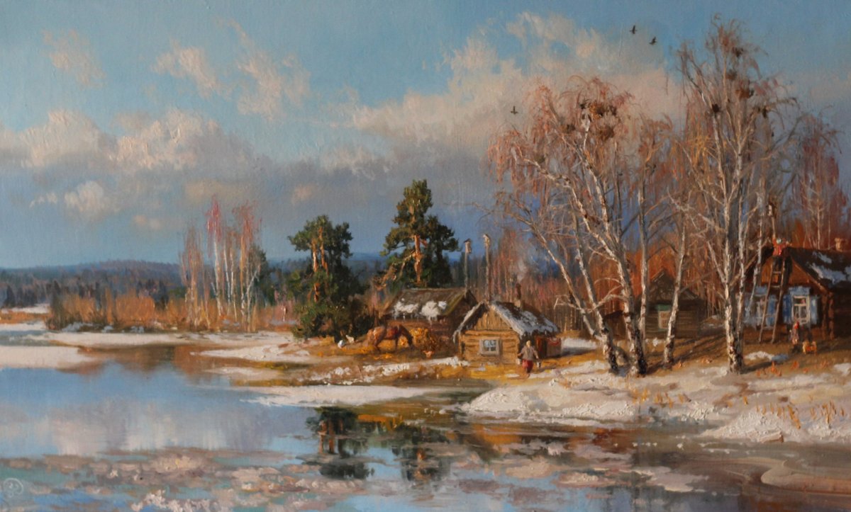 Владимир Жданов картины Весна