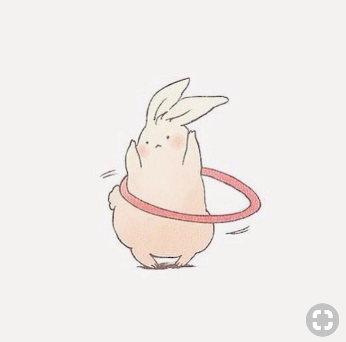 Пухлый кролик рисунок