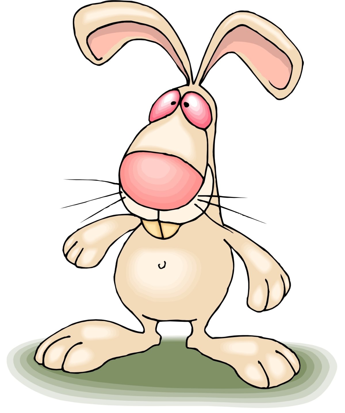 Прикольный кролик