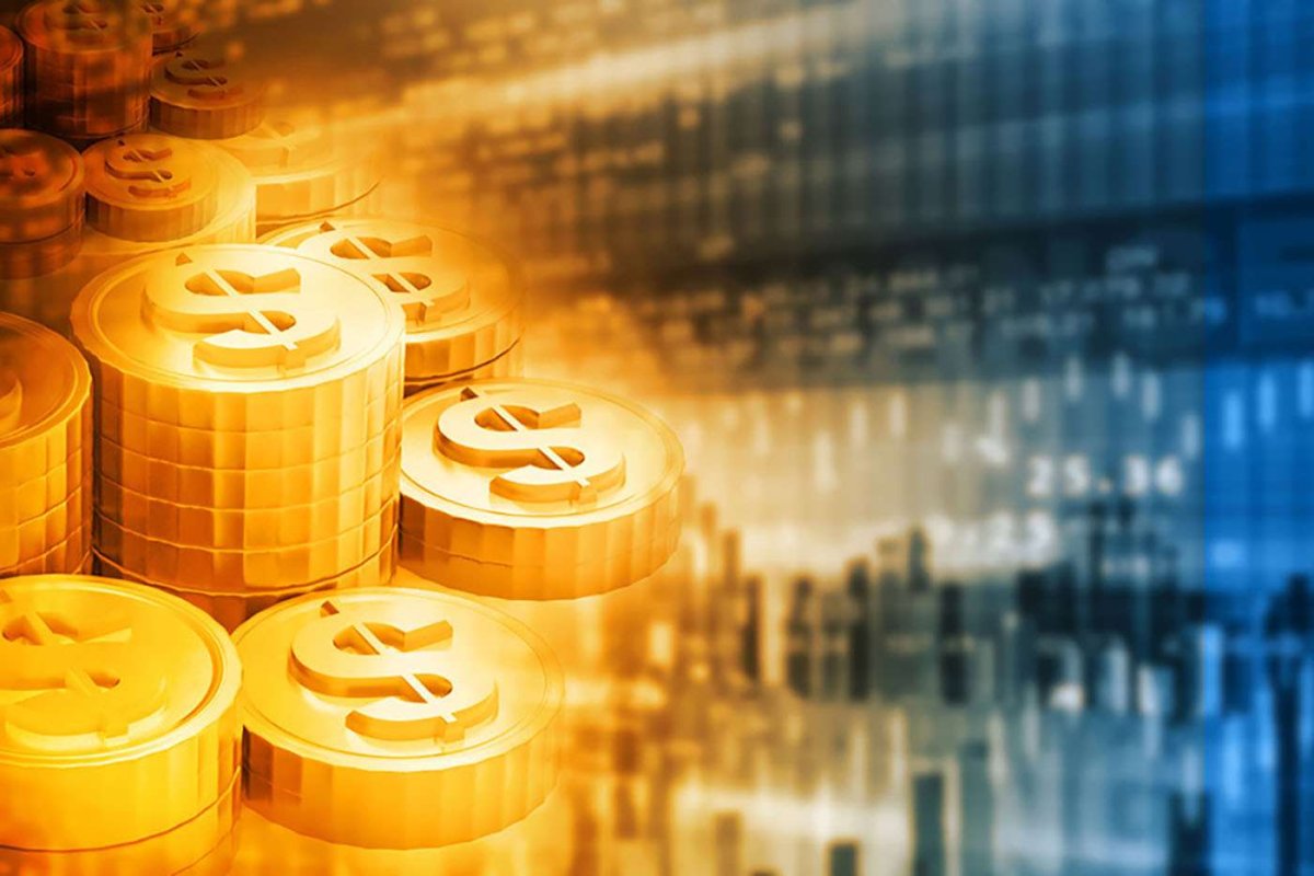 График инвестиций неоновый