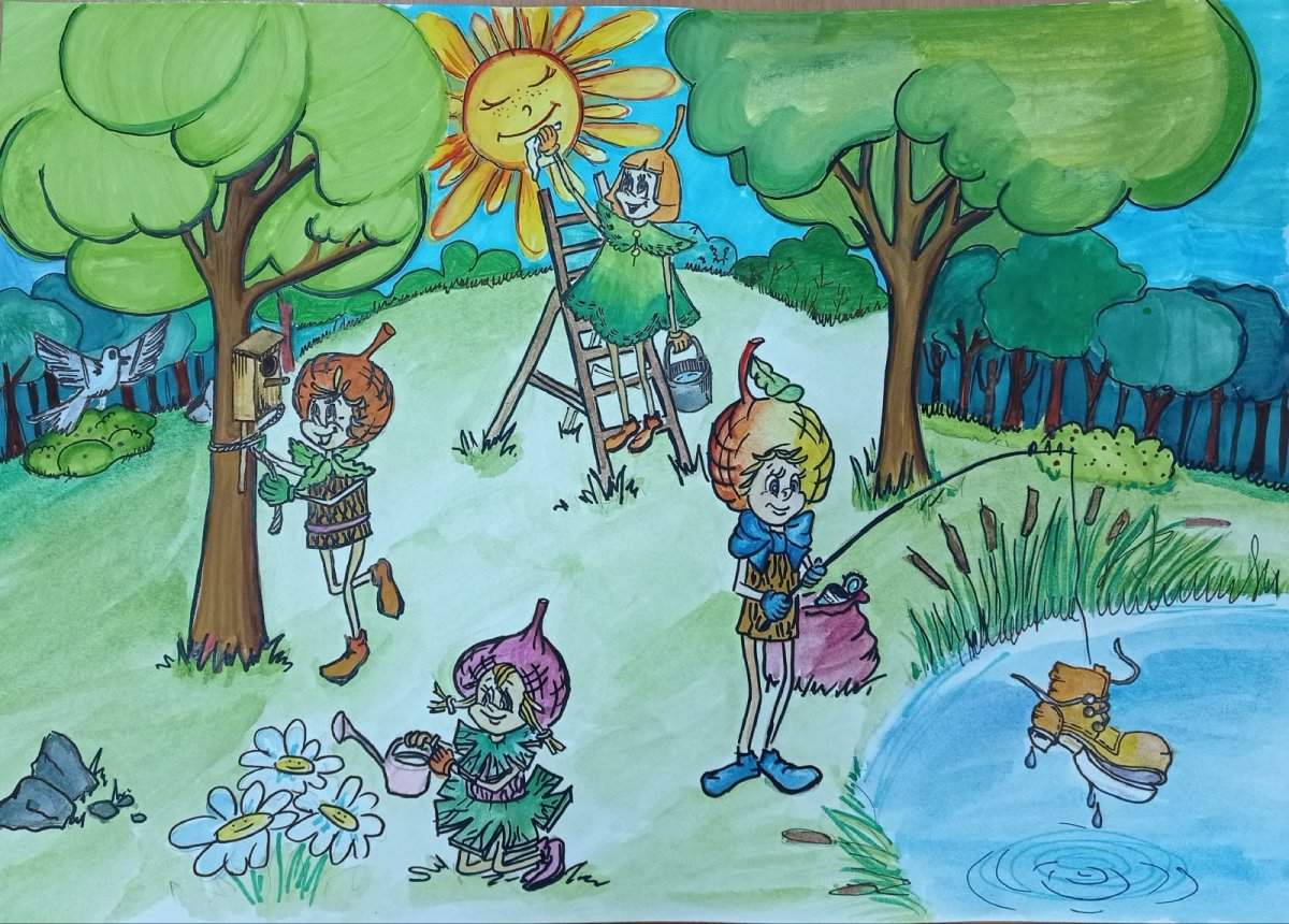 Юные защитники природы картинки