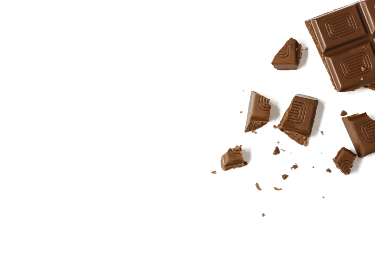Кусочки шоколада