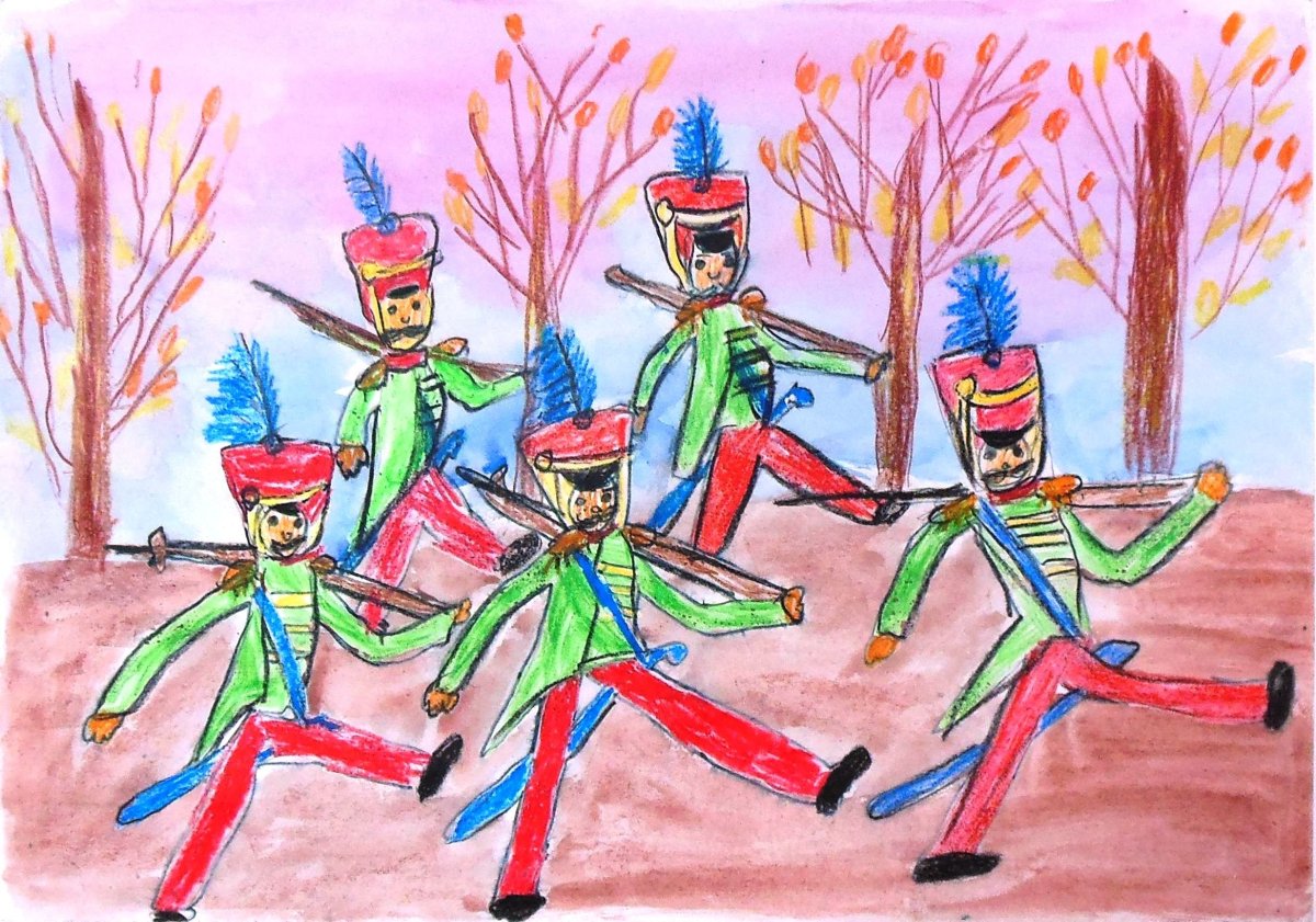 Деревянный солдатик игрушка